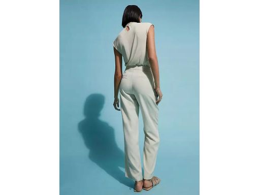 B.P.C beżowe spodnie palazzo 50.