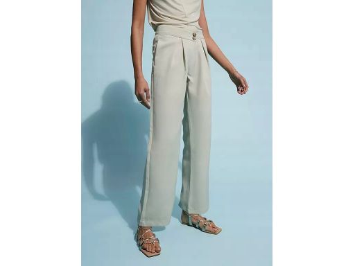 B.P.C beżowe spodnie palazzo 50.