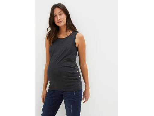 B.P.C top ciążowy i do karmienia antracytowy melanż 40/42.