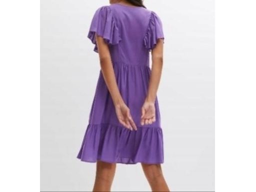 B.P.C sukienka marszczona fiolet 42.