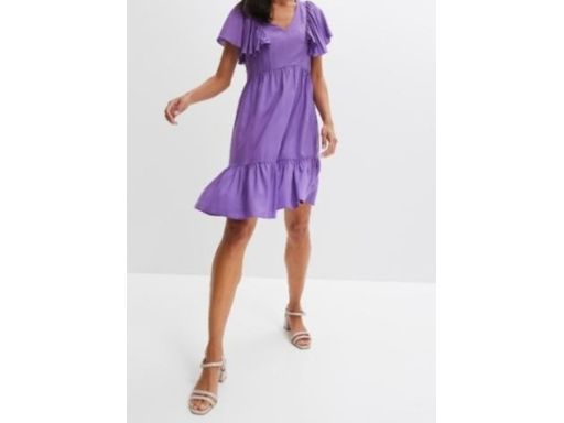 B.P.C sukienka marszczona fiolet 42.