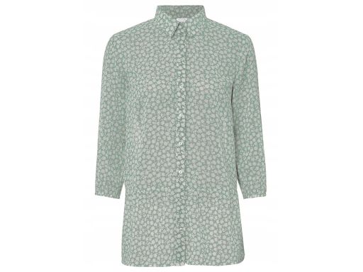 B.P.C długa bluzka koszulowa we wzory szyfon r.36