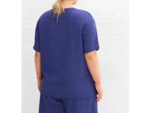 B.P.C bluzka zielona krepowana t-shirt ^52/54