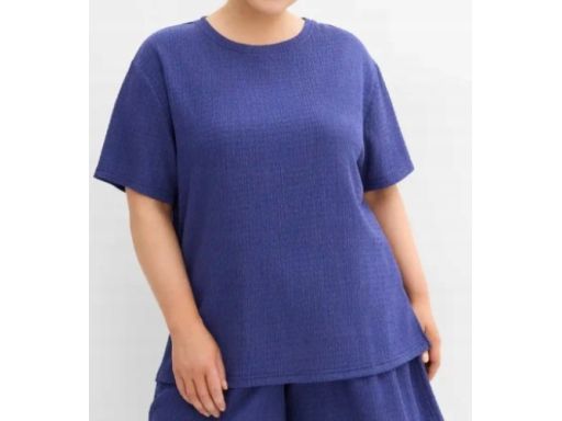 B.P.C bluzka zielona krepowana t-shirt ^52/54