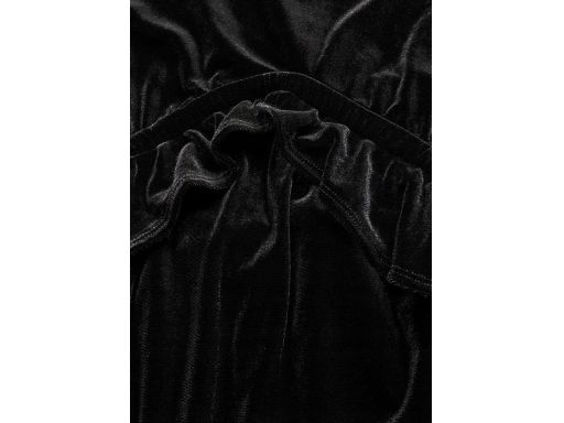 B.P.C sukienka aksamitna czarna długi rękaw ^44/46