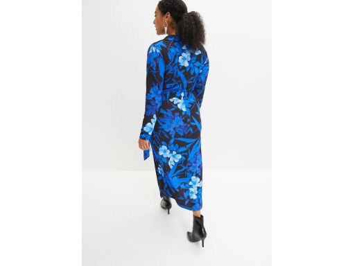 B.P.C długa sukienka maxi z rozporkiem z przodu asymetryczna ^40/42