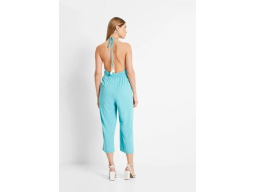 B.P.C kombinezon letni na ramiączka z koronką turkusowy ^40/42