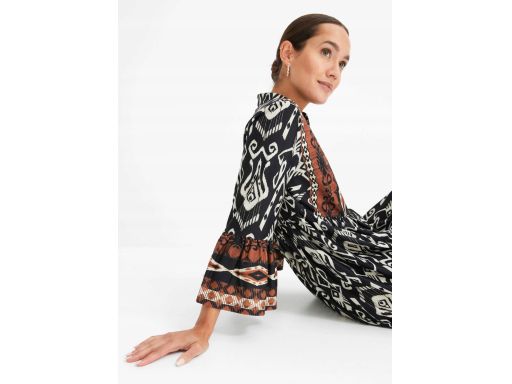 B.P.C długa z nadrukiem boho luźny fason ^36/38