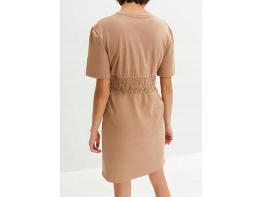 B.P.C bawełniana sukienka z marszczeniem w pasie ^40/42