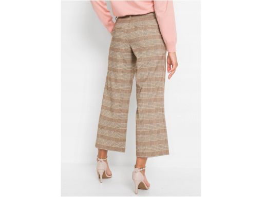 B.P.C spodnie beżowe w kratkę 46.