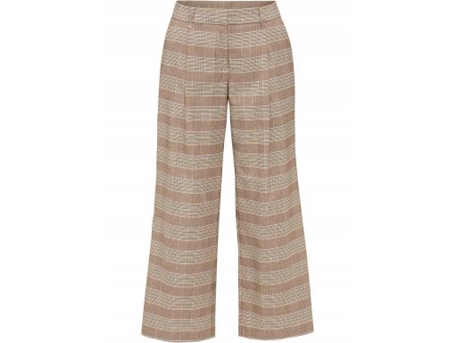 B.P.C spodnie beżowe w kratkę 46.