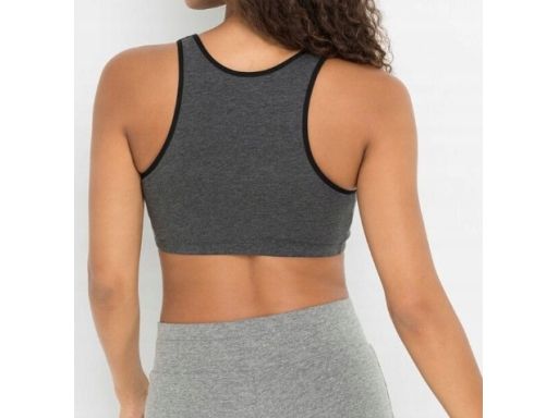 B.P.C biustonosz bustier do karmienia miękki antracytowy top ^48/50