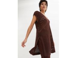 B.P.C sweter ażurowy brązowy r.40/42