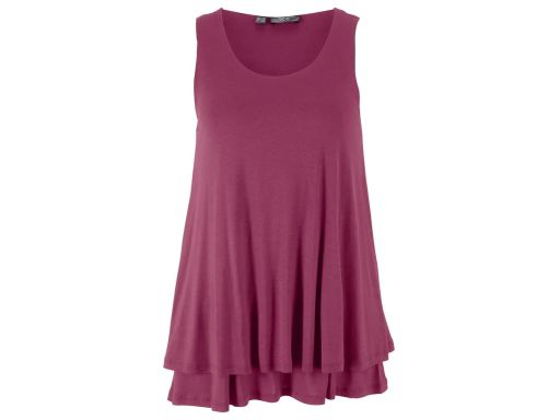 B.P.C top dwuwarstwowy ciemny fiolet 52/54.