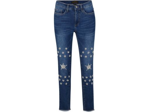B.P.C spodnie jeansowe z perełkami r.38