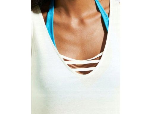 B.P.C sukienka plażowa biała wiskozowa ^44/46