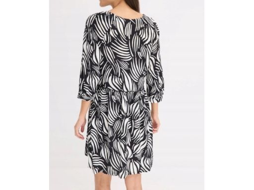 B.P.C sukienka we wzory z wiskozy r.52