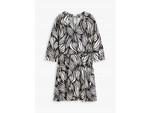B.P.C sukienka we wzory z wiskozy r.52
