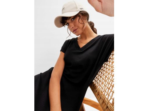 B.P.C sukienka czarna midi prążek ^40/42