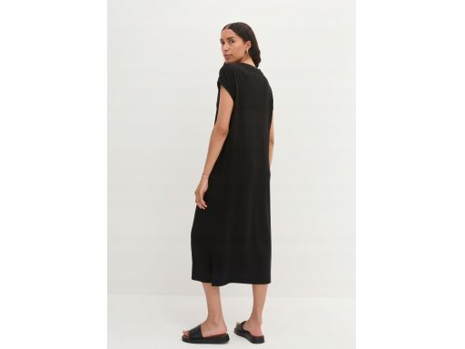 B.P.C sukienka czarna midi prążek ^40/42