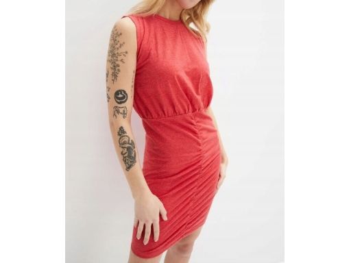 B.P.C sukienka shirtowa z marszczeniem ^36/38