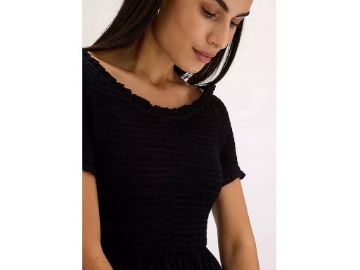 B.P.C sukienka midi czarna carmen r.48/50