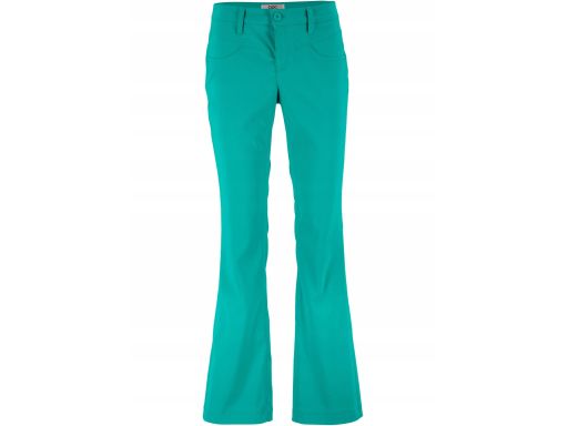 B.p.c. Spodnie Damskie Zielone Z Bengaliny Dzwony 34