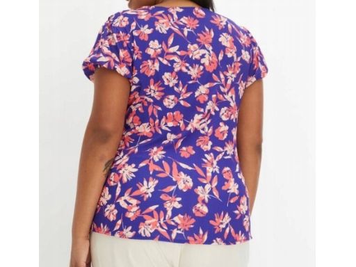 B.P.C bluzka z nadrukiem i falbankami ^50