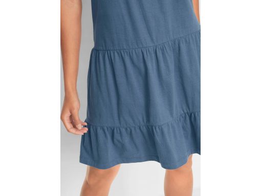 B.P.C letnia sukienka bawełniana granatowa 40/42.