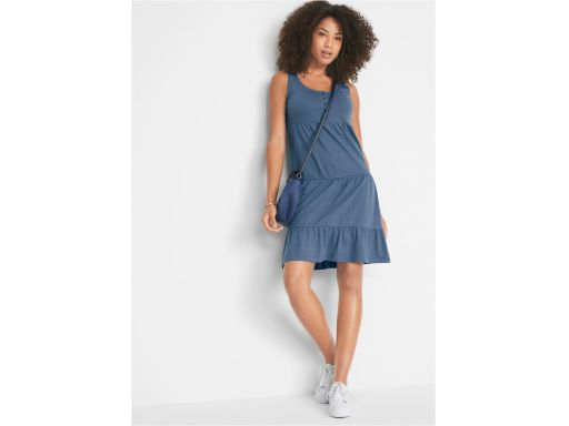 B.P.C letnia sukienka bawełniana granatowa 40/42.