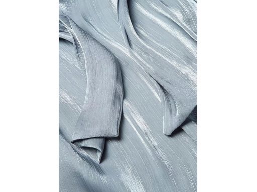 B.P.C szara bluzka szyfonowo satynowa połyskująca z krawatką 40.