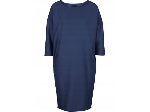 B.P.C sukienka shirtowa granatowa z kieszeniami 40/42.