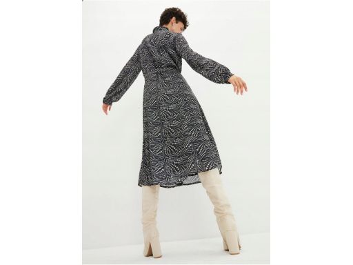 B.P.C sukienka szmizjerka czarna w gwiazdki 44.