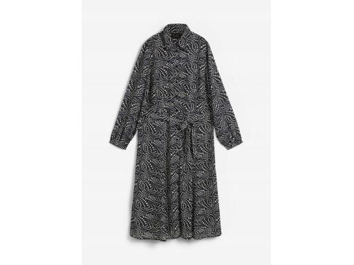 B.P.C sukienka szmizjerka czarna w gwiazdki 44.