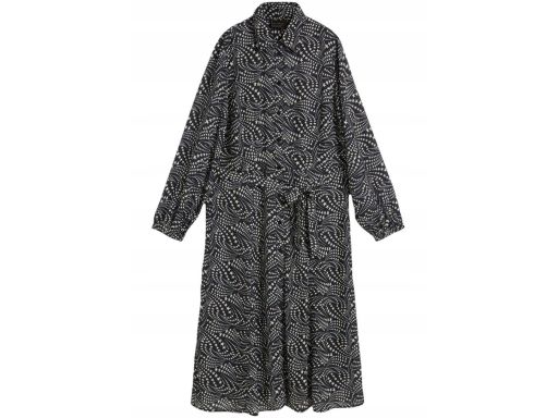 B.P.C sukienka szmizjerka czarna w gwiazdki 44.