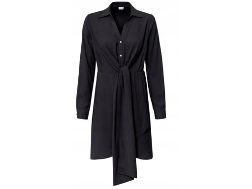 B.P.C sukienka czarna z założeniem kopertowym ^40