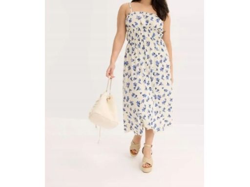 B.P.C sukienka midi we wzory krepowana r.40/42