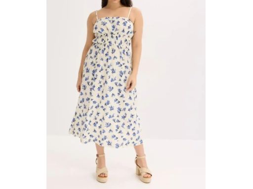 B.P.C sukienka midi we wzory krepowana r.40/42
