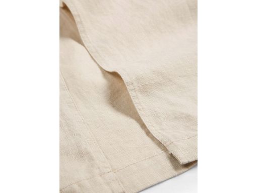 B.P.C lniana spódnica midi jasnobeżowa ^54