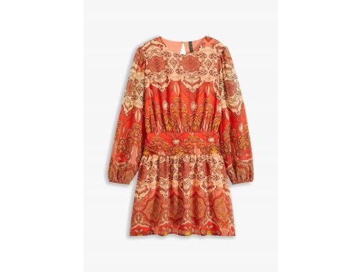 B.P.C sukienka wzorzysta szyfon krótka ^46