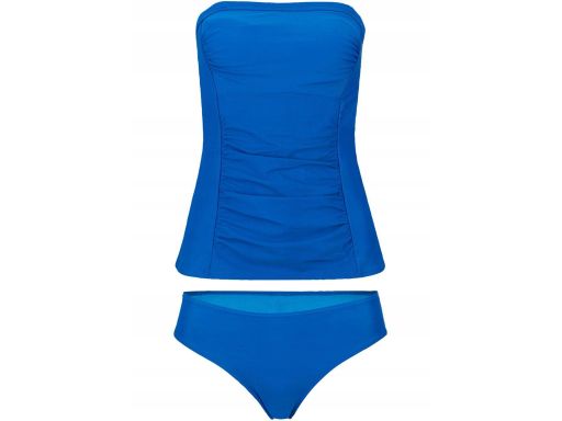 B.P.C tankini szafirowe z marszczeniem 50.