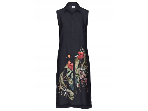 B.P.C długa bluzka koszulowa bez rękawów z wiskozy 36.