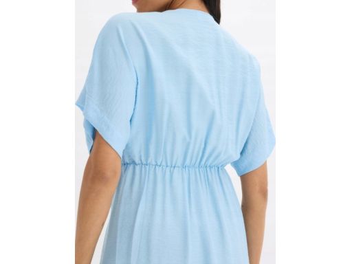 B.P.C sukienka tunikowa niebieska kopertowa r.40