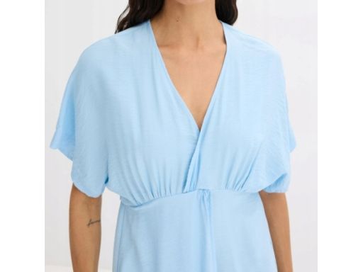 B.P.C sukienka tunikowa niebieska kopertowa r.40