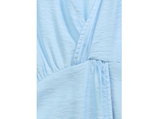 B.P.C sukienka tunikowa niebieska kopertowa r.40