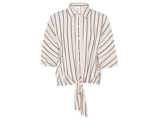 B.P.C bluzka koszulowa w paseczki z wiązaniem 36.