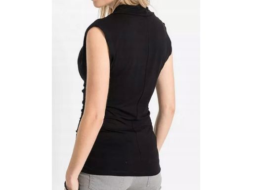 B.P.C czarna bluzka z lejącym dekoltem ^40/42