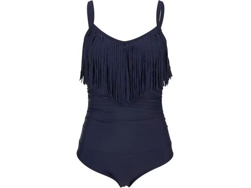 B.P.C kostium jednoczęściowy granatowy z frędzlami r.54