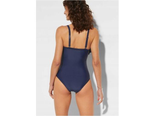 B.P.C kostium jednoczęściowy granatowy z frędzlami r.54