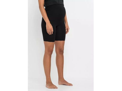B.P.C 2-pak legginsy krótkie kolarki ciążowe bawełna organiczna 36/38.